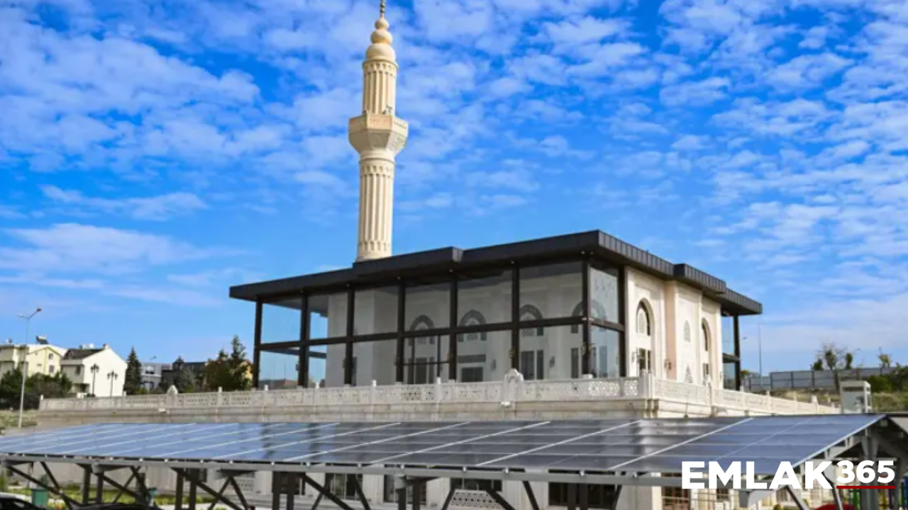 Ankara’da bir cami elektrik faturasını sıfırladı: Yılda 400 bin TL tasarruf ediliyor
