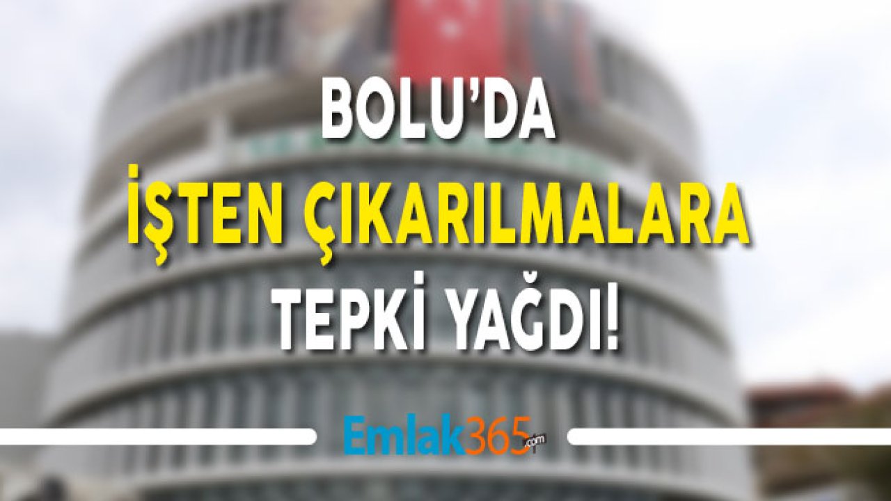 İşten Çıkarmalara Bolu Belediye Binasında Tepki Gösterildi!