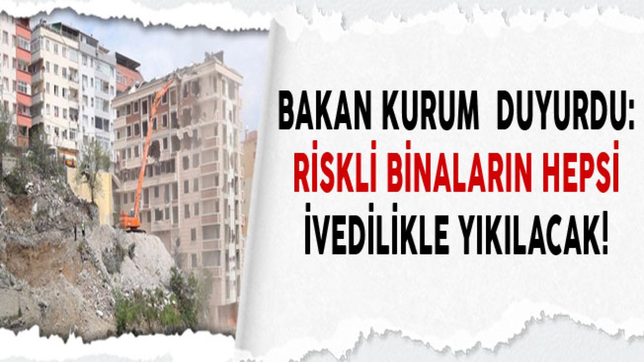 Bakan Murat Kurum Kağıthane'de Çöken Bina  ve Kentsel Dönüşüm Hakkında Önemli Açıklamalarda Bulundu