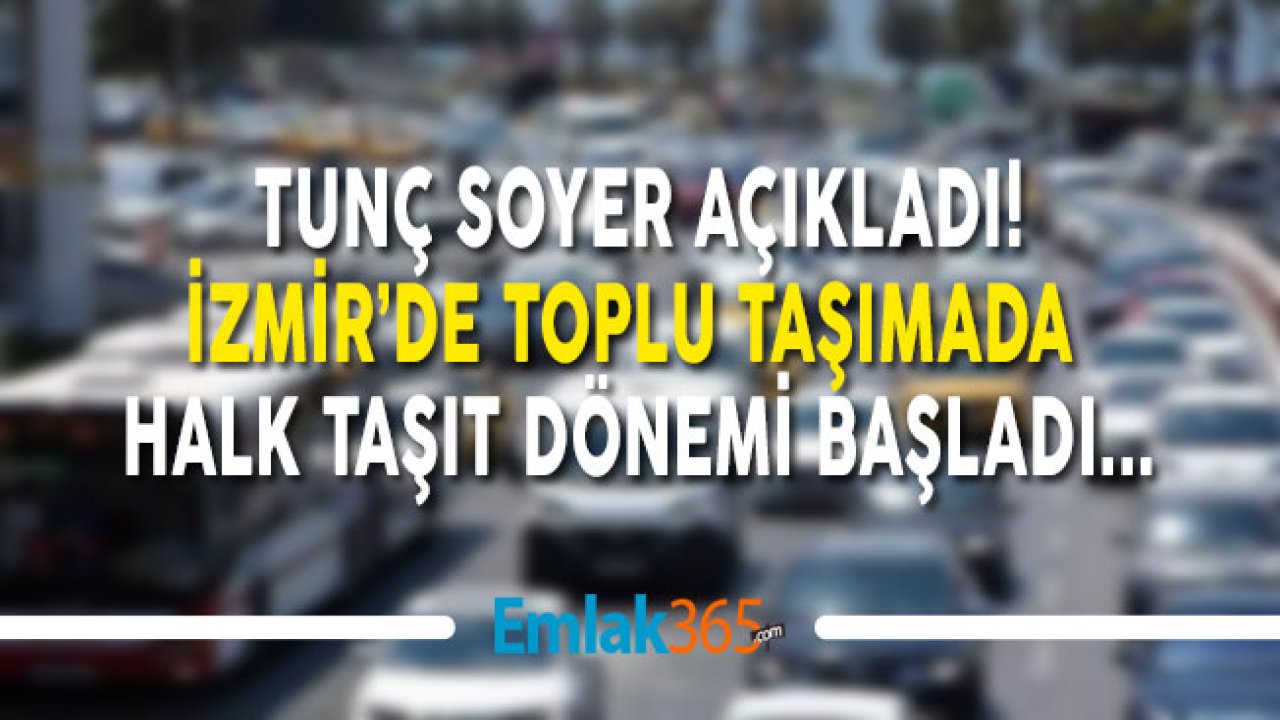 İzmir Toplu Taşıma Ücretleri İçin Halk Taşıt İndirimi Başladı!