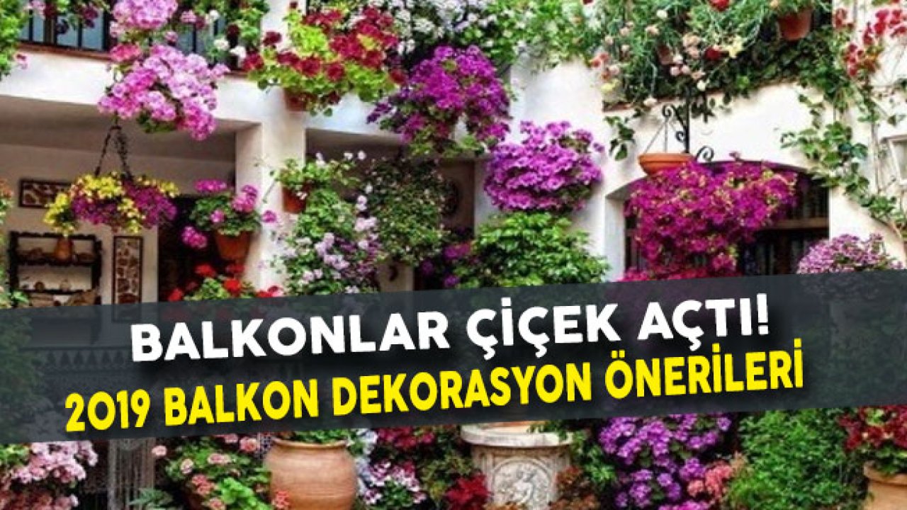 2019 Balkon Dekorasyon Önerileri Çiçek Açtı!