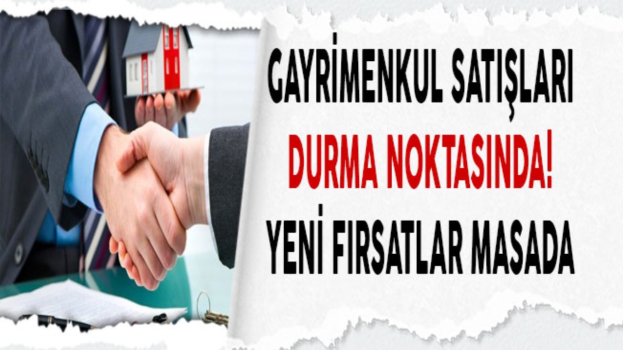 Konut Satışları Hakkında Şok İddia! "Gayrimenkul Satışları Durma Noktasında"