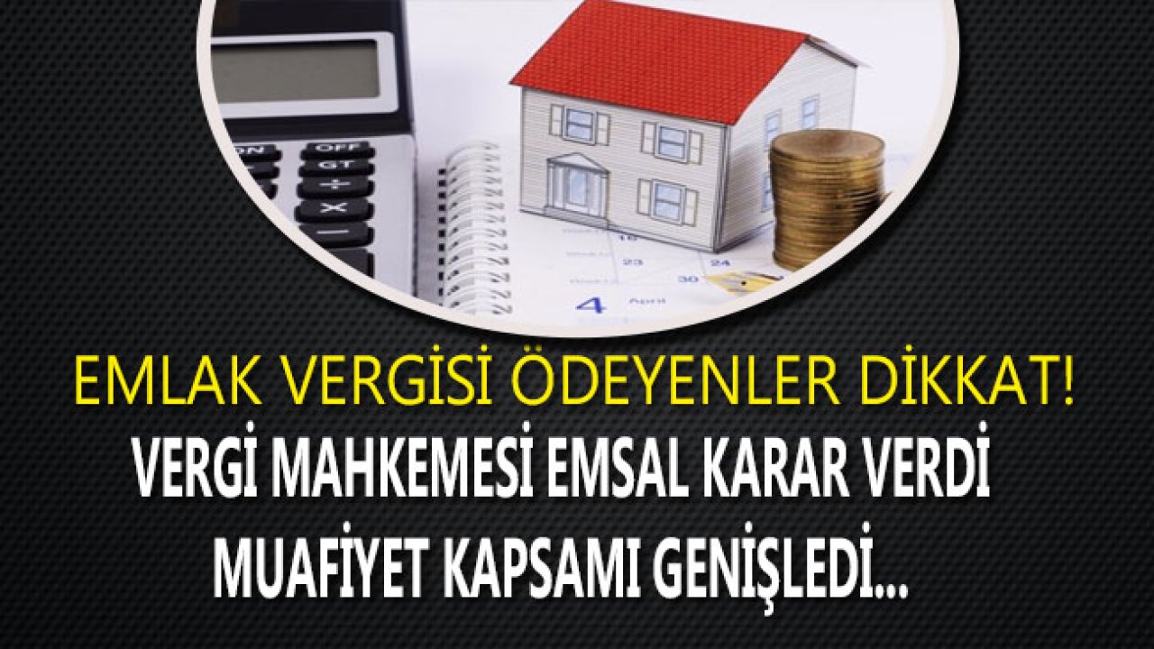 Dikkat! Emlak Vergisi Muafiyeti İçin Ortak Alan Kararı Çıktı