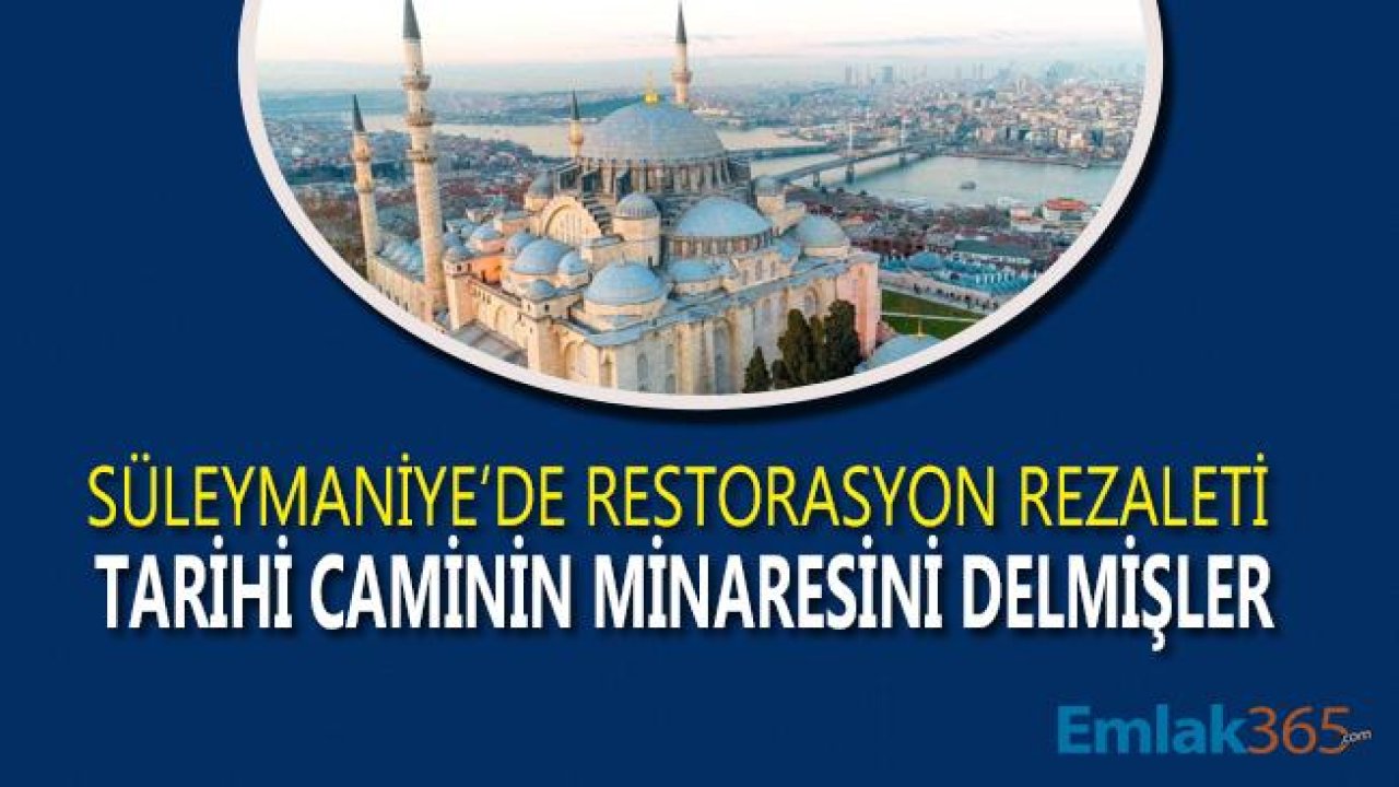 Süleymaniye Camii Restorasyonunda Büyük Skandal