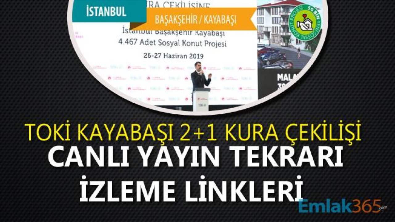 Başakşehir Kayabaşı Facebook ve Twitter Canlı Yayını Kura Çekilişi Sonuçları İsim Listesi Linki