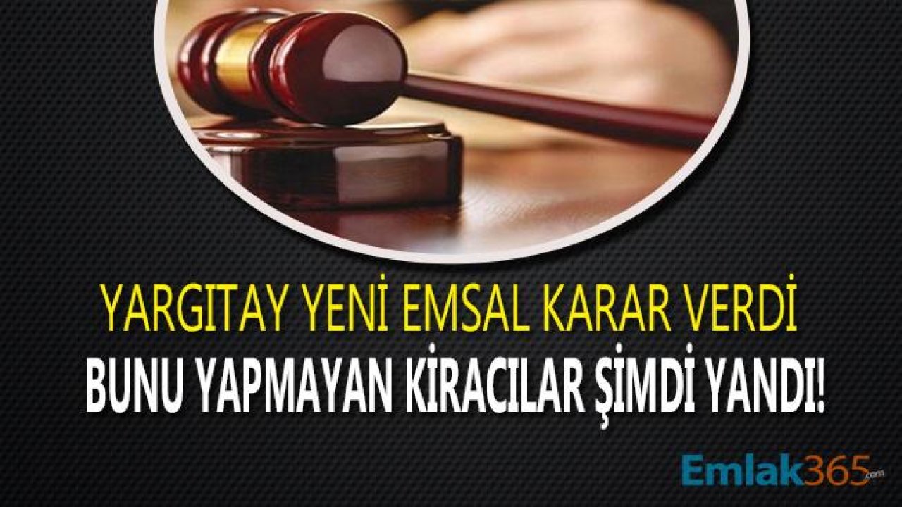 Kiracılara Yargıtaydan Şok Emsal Karar! Kiracı Abonelikleri Kapatmadan Giderse....