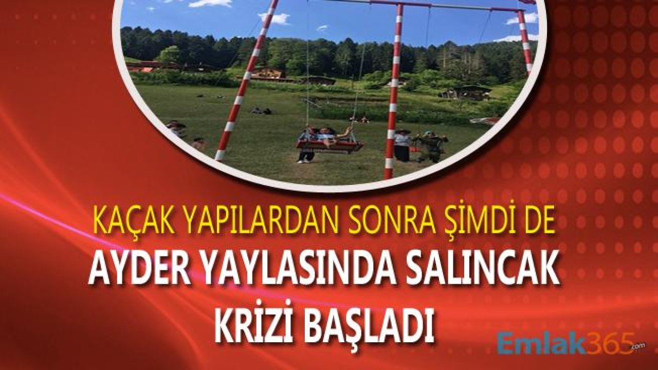 Ayder Yaylası'na Kurulan Salıncak Hakkında Vali Kemal Çeber Açıklama Yaptı!