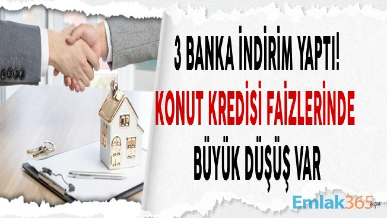 Yapı Kredi  ve Garanti Bankası Konut Kredisi Faiz Oranları 2019 İçin İndirim Kararı Aldı, Faizler Düştü!