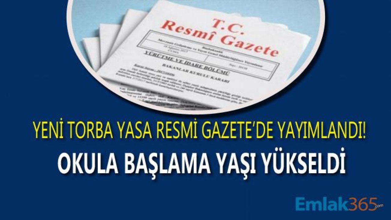 7180 Bazı Kanun ve Kanun Hükmünde Kararnamelerde Değişiklik Yapılmasına Dair Kanun Resmi Gazete İle Yayımlandı