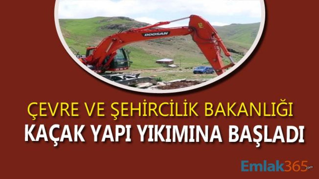 Gümüşhane Yaylalarındaki Kaçak Yapılar Yıkıldı!