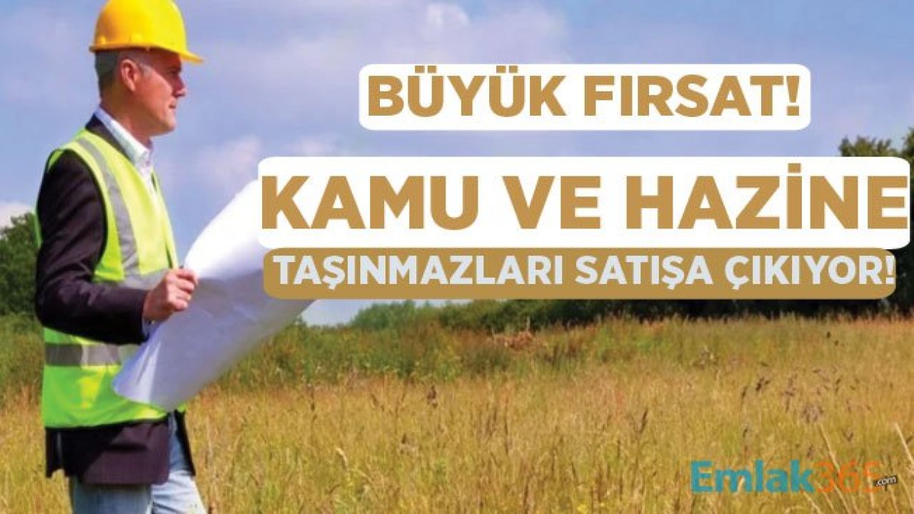 Yatırımcılara Duyuru ! Hazine ve Maliye Bakanlığı Özelleştirme İdaresi Başkanlığı Taşınmaz İhalesi Düzenliyor