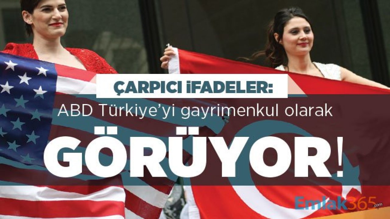 Ahmet Ay’dan çarpıcı ifadeler:  ABD Türkiye’yi gayrimenkul olarak görüyor!