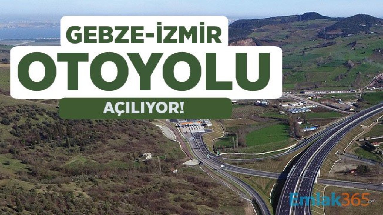 Gebze Orhangazi İzmir Otoyolu Balıkesir Batı Kavşağı ile Akhisar Kavşağı Ulaşıma Açılıyor!