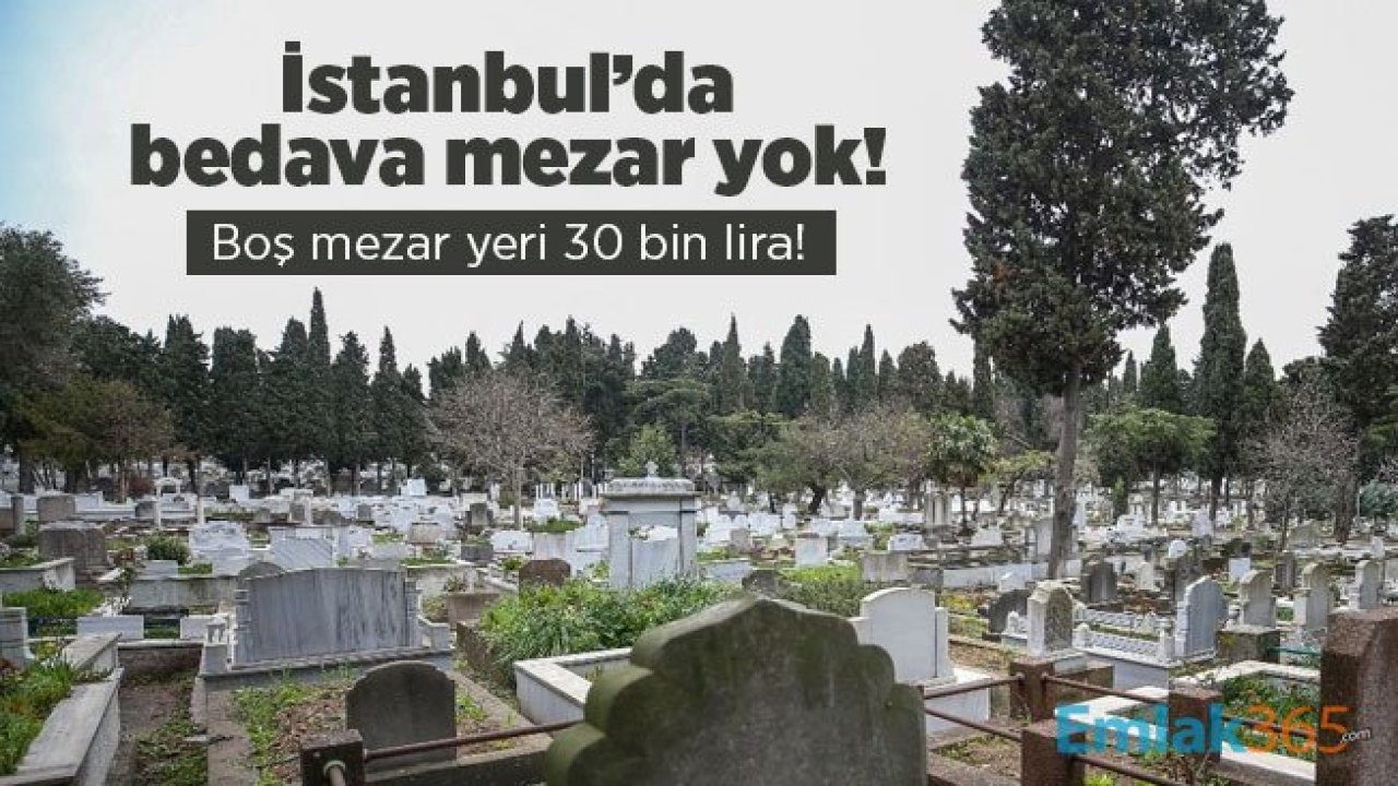 İstanbul’da bedava mezar yok! Boş mezar yeri 30 bin lira!