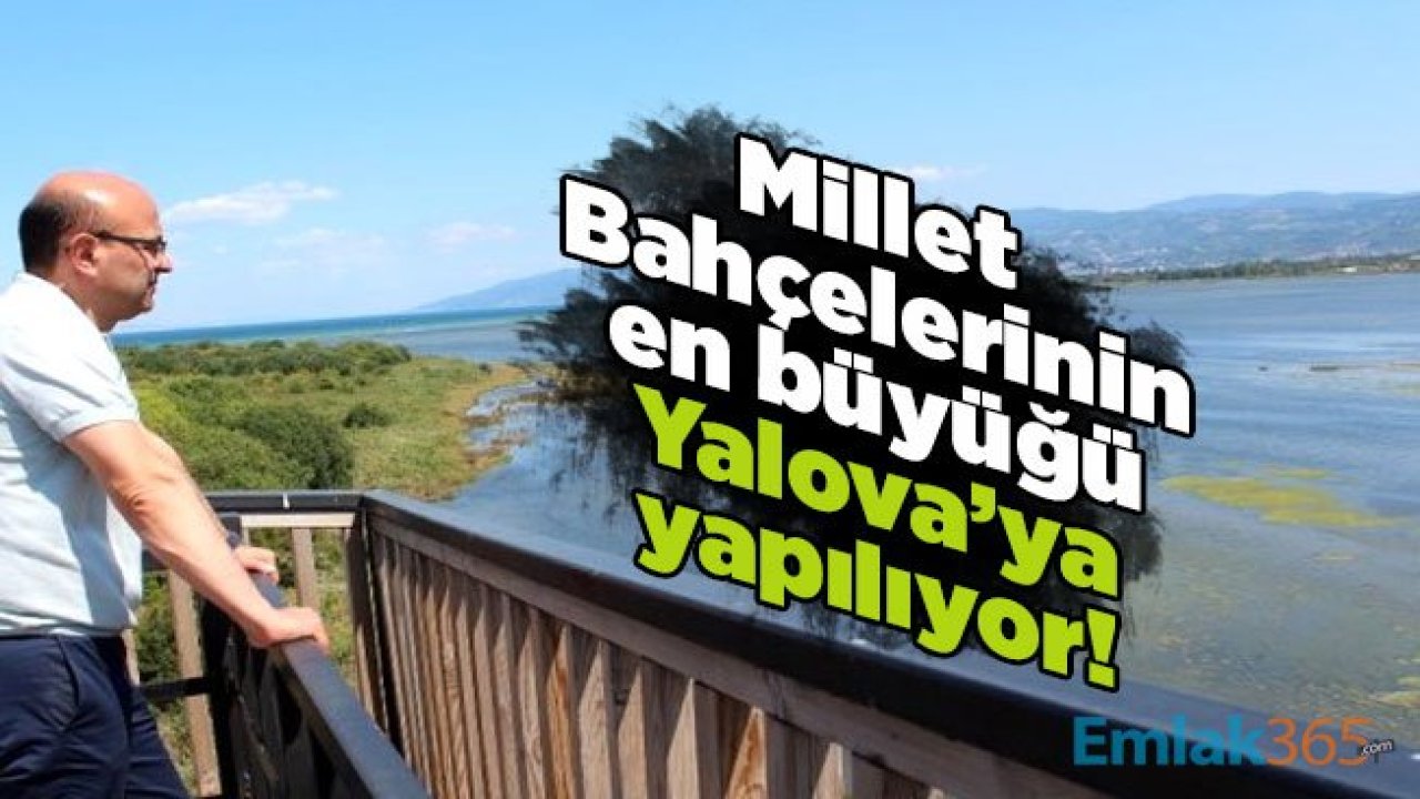 Millet Bahçelerinin en büyüğü Yalova’ya yapılıyor!