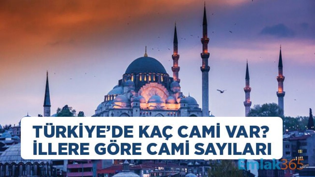 Diyanet İşleri Başkanlığı En Çok ve En Az Cami Olan İller Sıralamasını Açıkladı