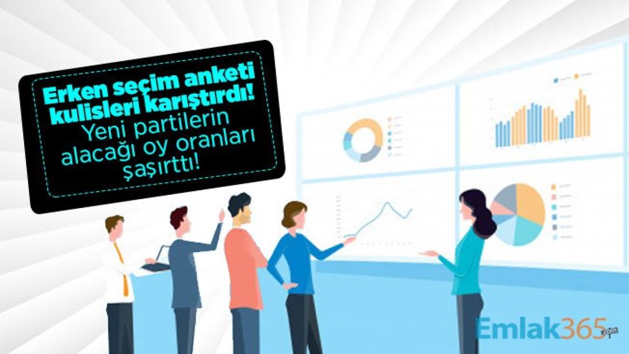 Erken seçim anketi kulisleri karıştırdı! Yeni partilerin alacağı oy oranları şaşırttı!