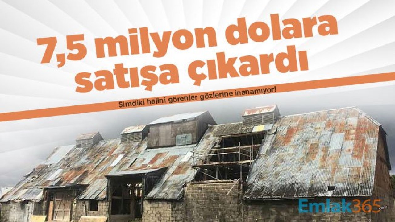 7, 5 milyon dolara satışa çıkarılan ahırın son hali görenleri şaşırttı!