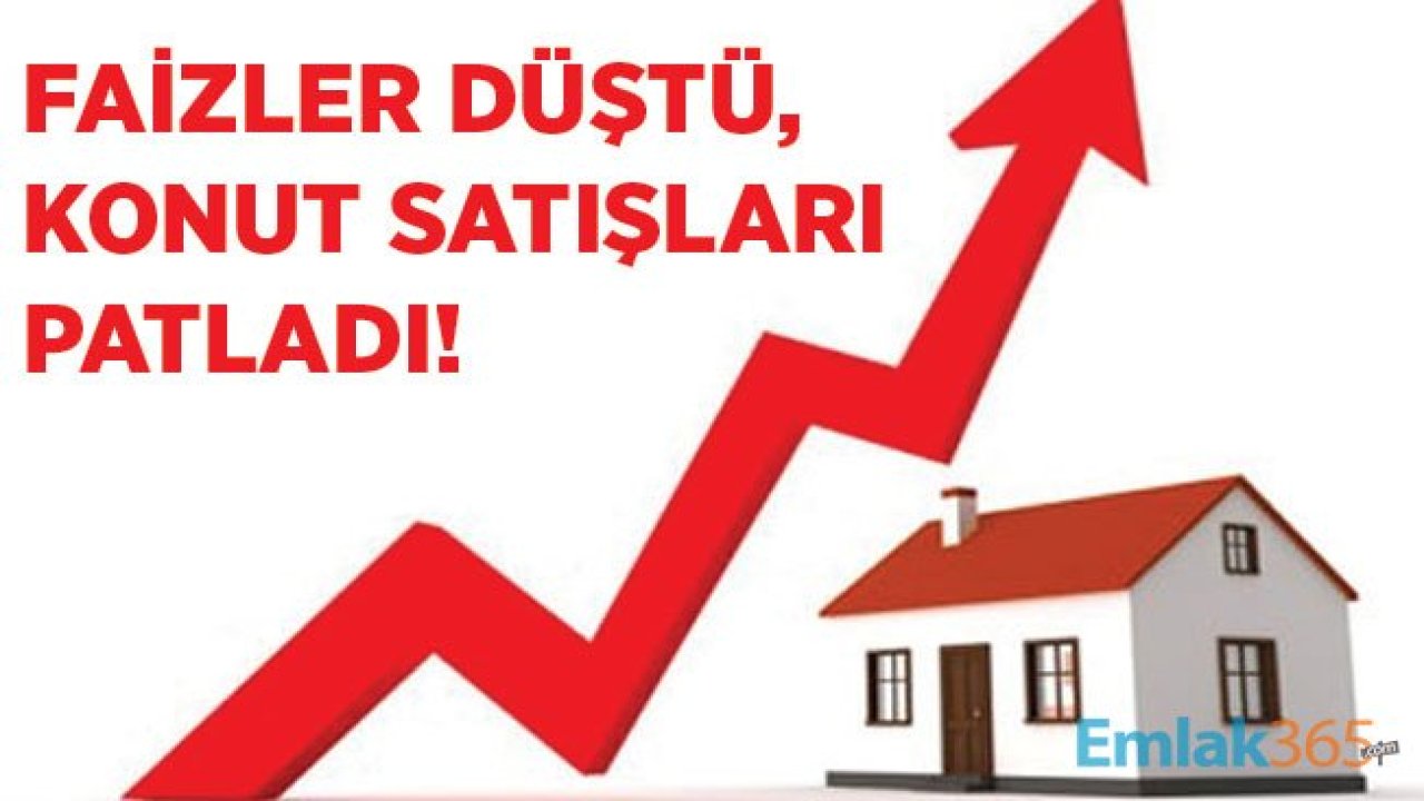 Kredi Faizleri Düştü, Konut Satış Rakamları Arttı