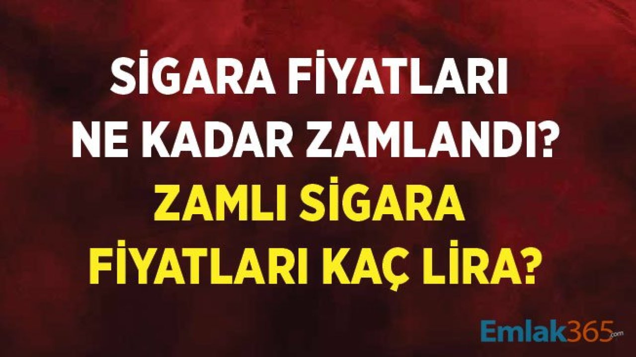 Sigara Fiyatlarına Zam Geldi Mi, Zamlı Sigara Fiyatları Haberleri Doğru Mu?