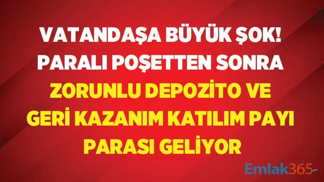 Vatandaşa Şok! Plastik Ambalaj İçin Zorunlu Depozito Uygulaması ve Geri Kazanım Katılım Payı Parası Başlıyor