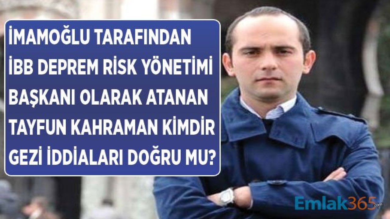 Deprem Risk Yönetimi ve Kentsel İyileştirme Daire Başkanı Tayfun Kahraman Kimdir, Nerelidir, Gezici Olduğu İddiası Doğru Mu?