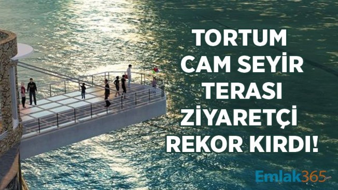 Tortum Gölü Cam Seyir Terası Ziyaretçi Rekoru Kırıyor!