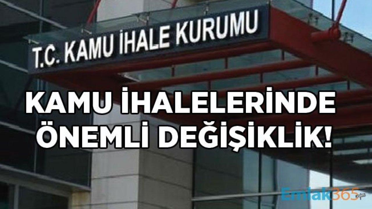 Kamu İhale Genel Tebliğinde Değişiklik Yapılmasına Dair Tebliğ 2019 Resmi Gazete'de Yayımlandı