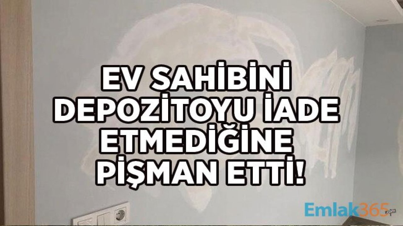 Ev Sahibi Depozito İadesi Yapmayınca Kiracı Evi Harabeye Çevirdi!