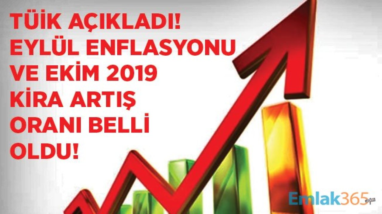 Son Dakika! TÜİK TEFE TÜFE Eylül Enflasyonu ve Ekim Ayı Kira Artışı 2019 Zam Oranı Açıklandı