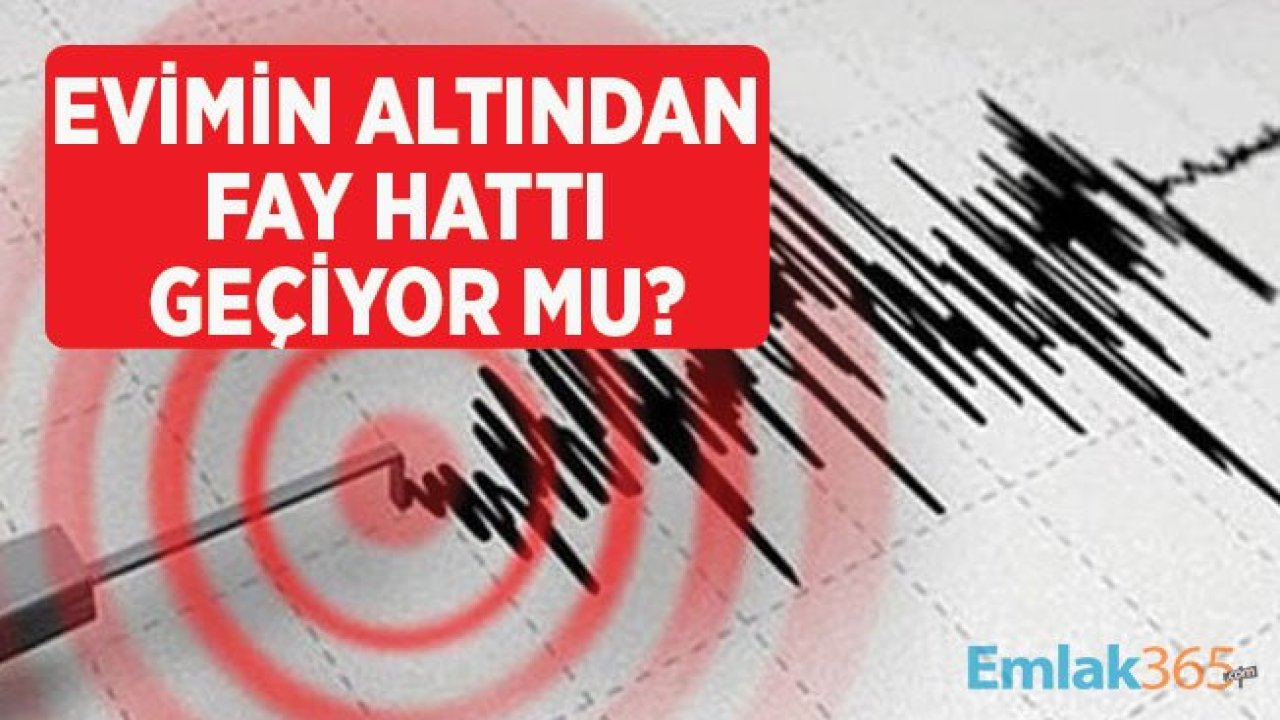 Evimin Altından Fay Hattı Geçiyor Mu? E Devlet Deprem Riski Sorgulama!