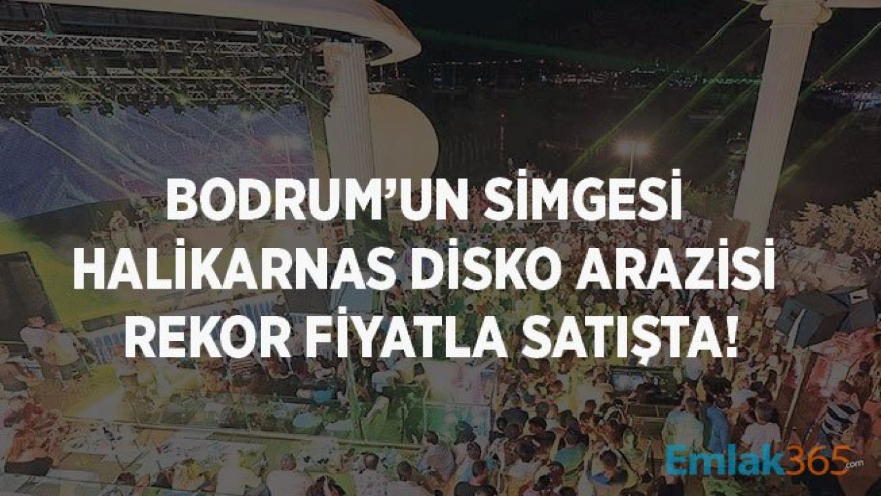 Bodrum'un Simgesi Halikarnas Disko Arazisi Rekor Fiyatla Satışa Çıktı!