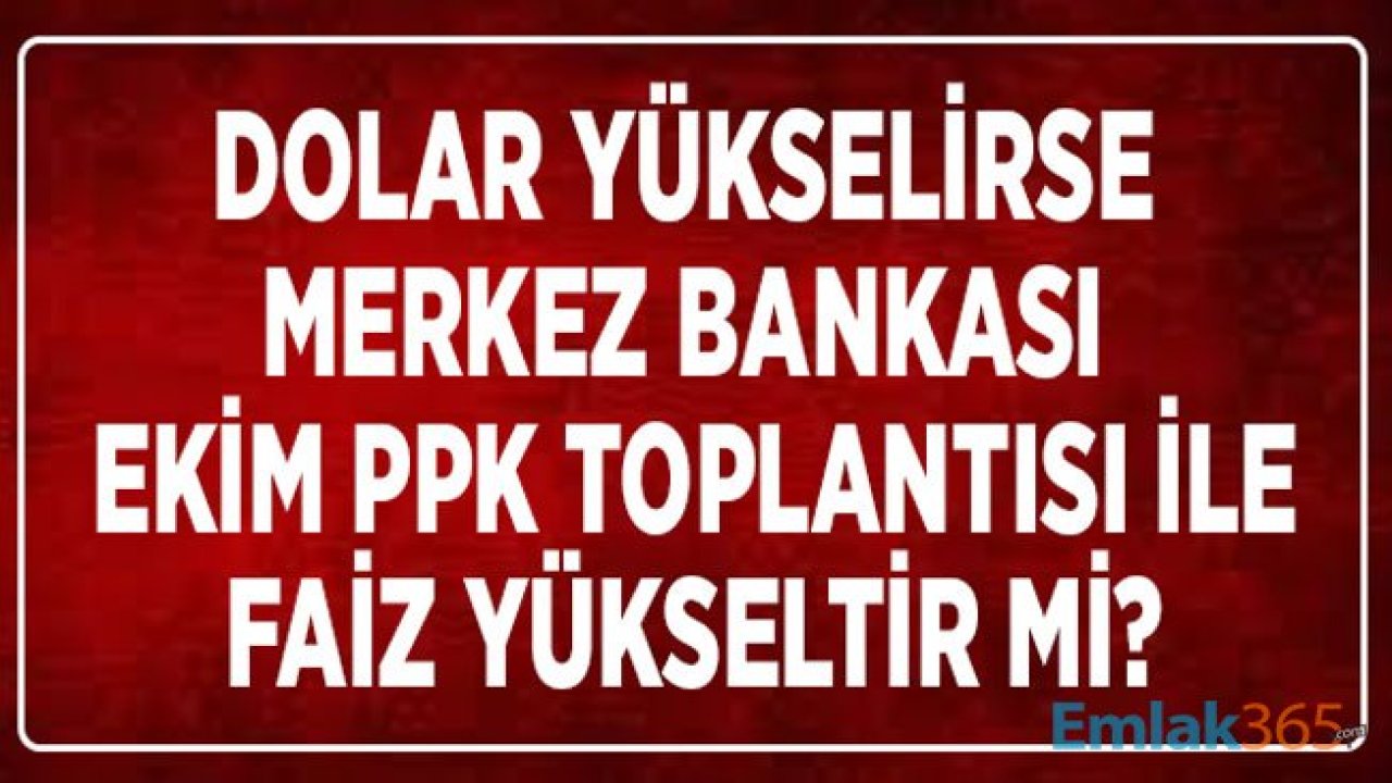 Dolar Yükselmeye Devam Ederse Merkez Bankası Ekim 2019 PPK Toplantısı İle Faiz Yükseltir Mi?