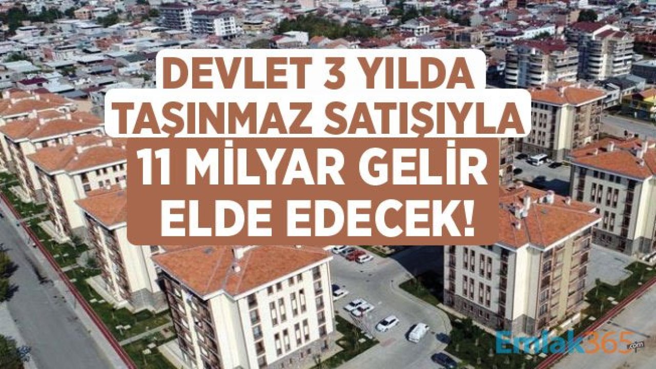 Kamu Lojmanları, Arsa ve Sosyal Tesis Satışları İle Devlet 11 Milyar TL Gelir Elde Edecek!