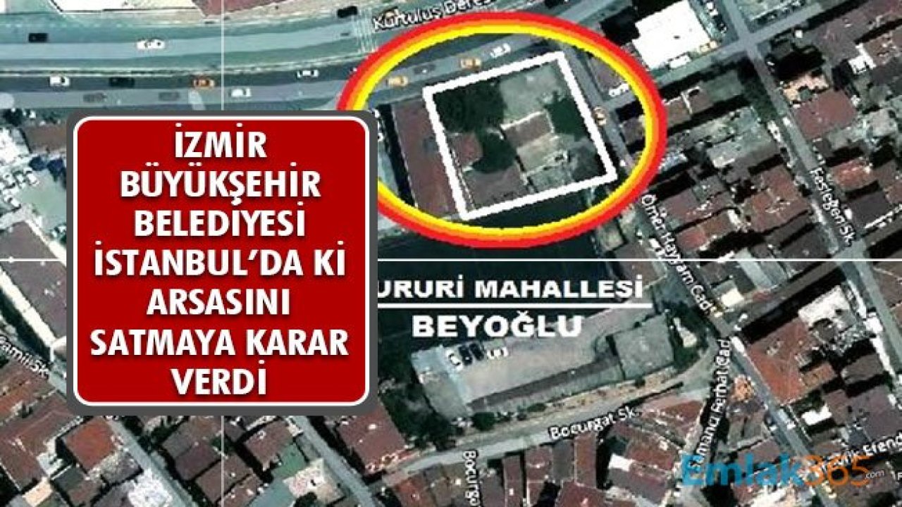 İzmir Büyükşehir Belediyesi İstanbul'da ki Arazisini Satışa Çıkarıyor