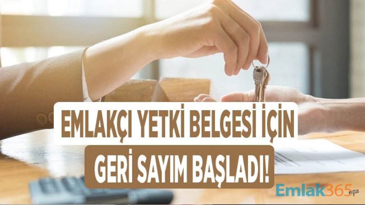 Taşınmaz Ticareti Hakkında Yönetmelik İle Emlakçı Yetki Belgesi İçin Geri Sayım Başladı!