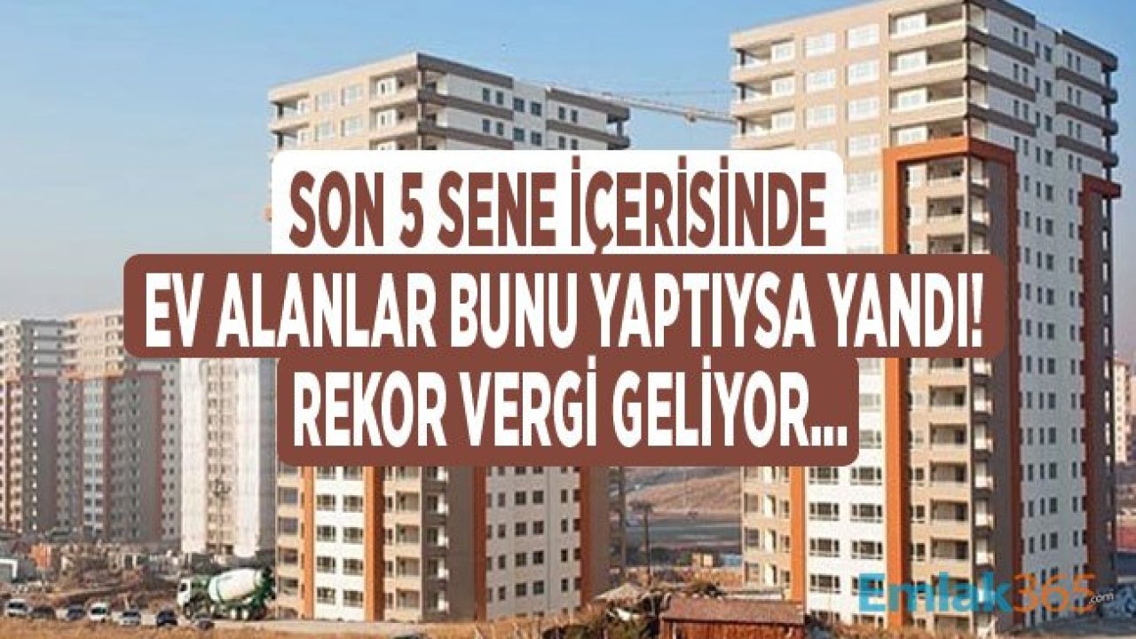 Tapuda Rayiç Bedel Üzerinden Masraf Ödeyenler Emlakta Yüzde 35 Gelir Vergisi İle Çarpılacak!