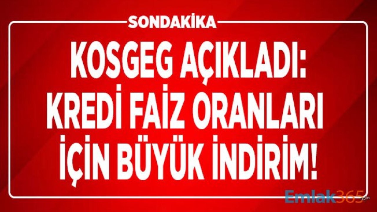 KOSGEB Açıkladı: Kredi Faiz Oranları Düştü!