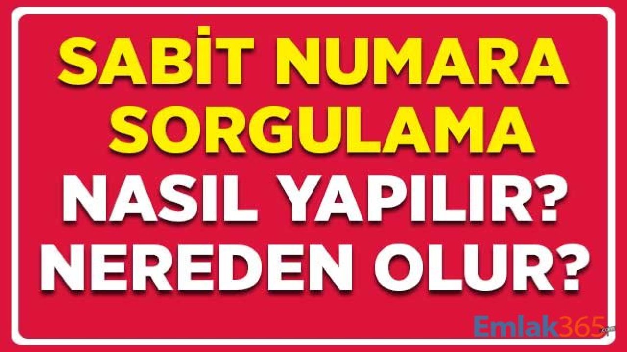 Sabit Numara Sorgulama İnternet Üzerinden Nasıl Yapılır, Nereden Olur?