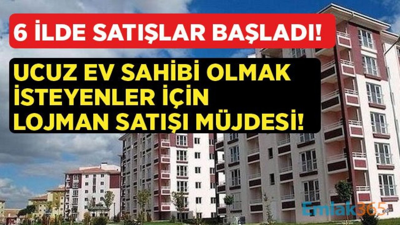 Lojman Satışı Son Dakika Haberi: İstanbul, Ankara, İzmir Başta Olmak Üzere 6 İlde Başvuru Başladı