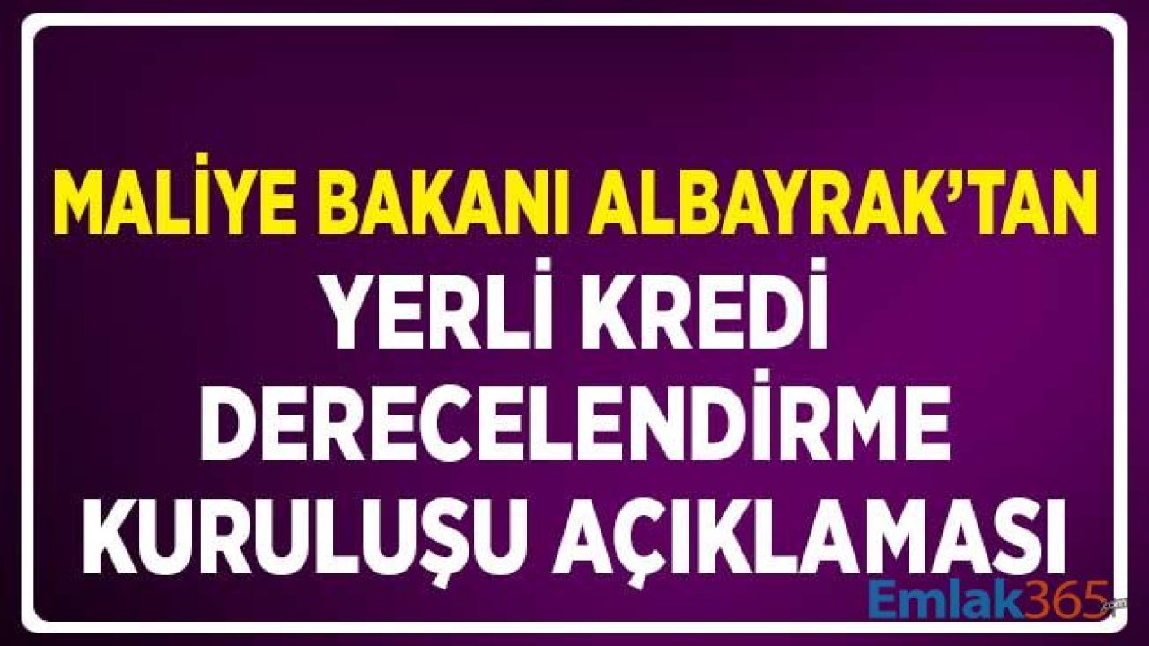 Maliye Bakanı Albayrak'tan Yerli Kredi Derecelendirme Kuruluşu Açıklaması