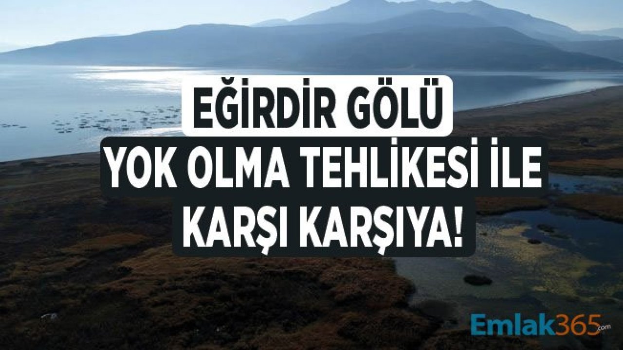 Eğirdir Gölü Sonrasında Beyşehir Gölü'de Kurudu!