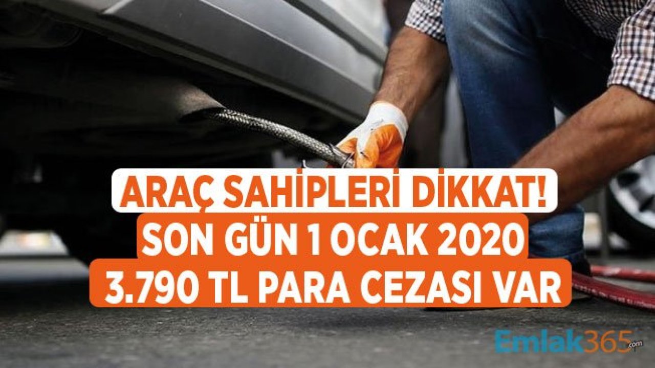 Çevre ve Şehircilik Bakanlığı Açıkladı: Egzoz Gazı Emisyon Ölçümü Yaptırmayana Para Cezası Yükseldi!