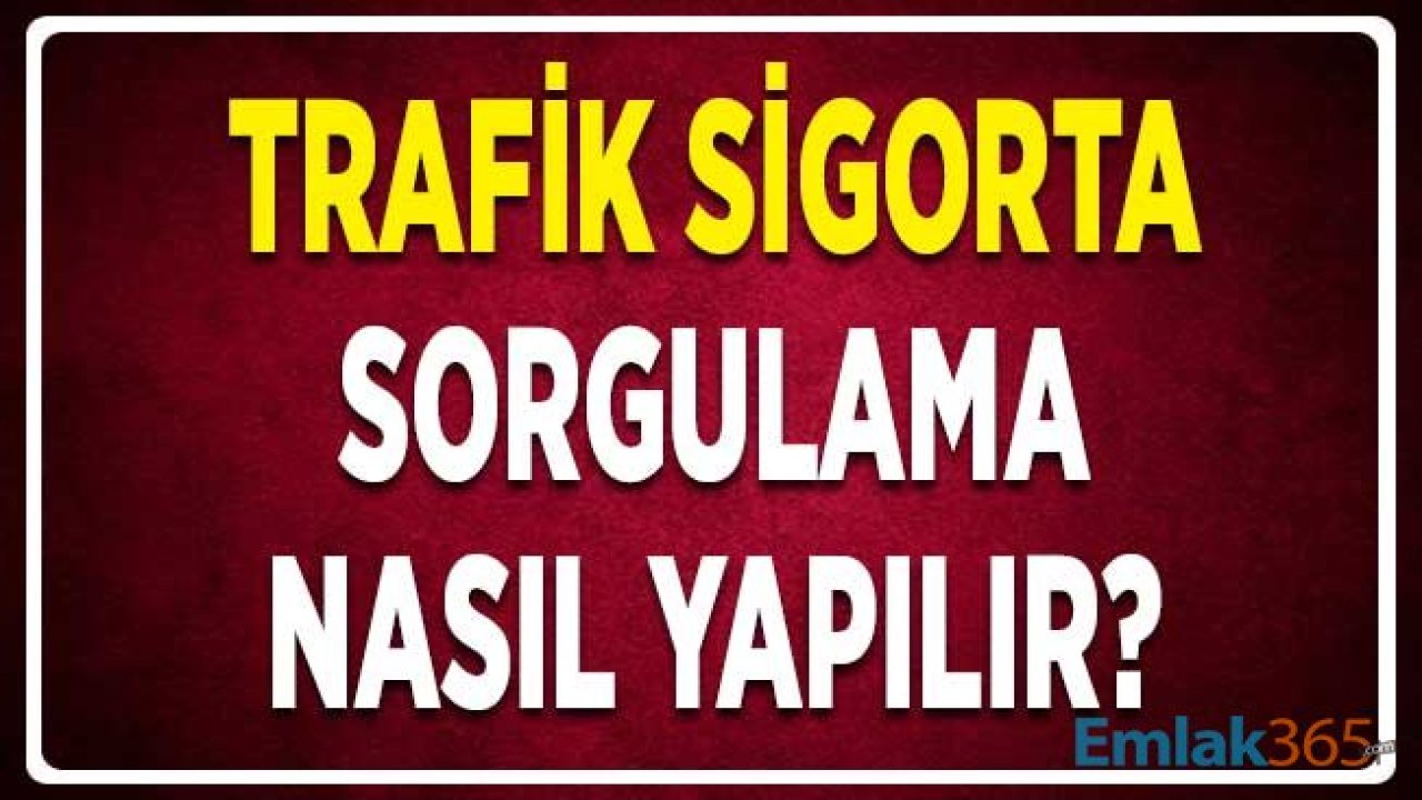 Trafik Sigorta Sorgulama Nasıl Yapılır ve Nereden Öğrenilir?