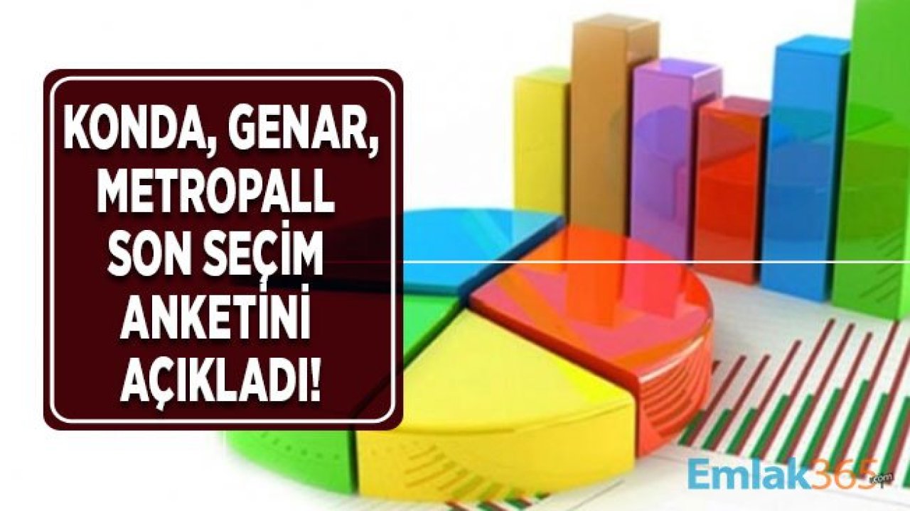 Konda, Metropoll ve Genar Genel Seçim Anketi İçin Son Sonuçları Yayımladı!