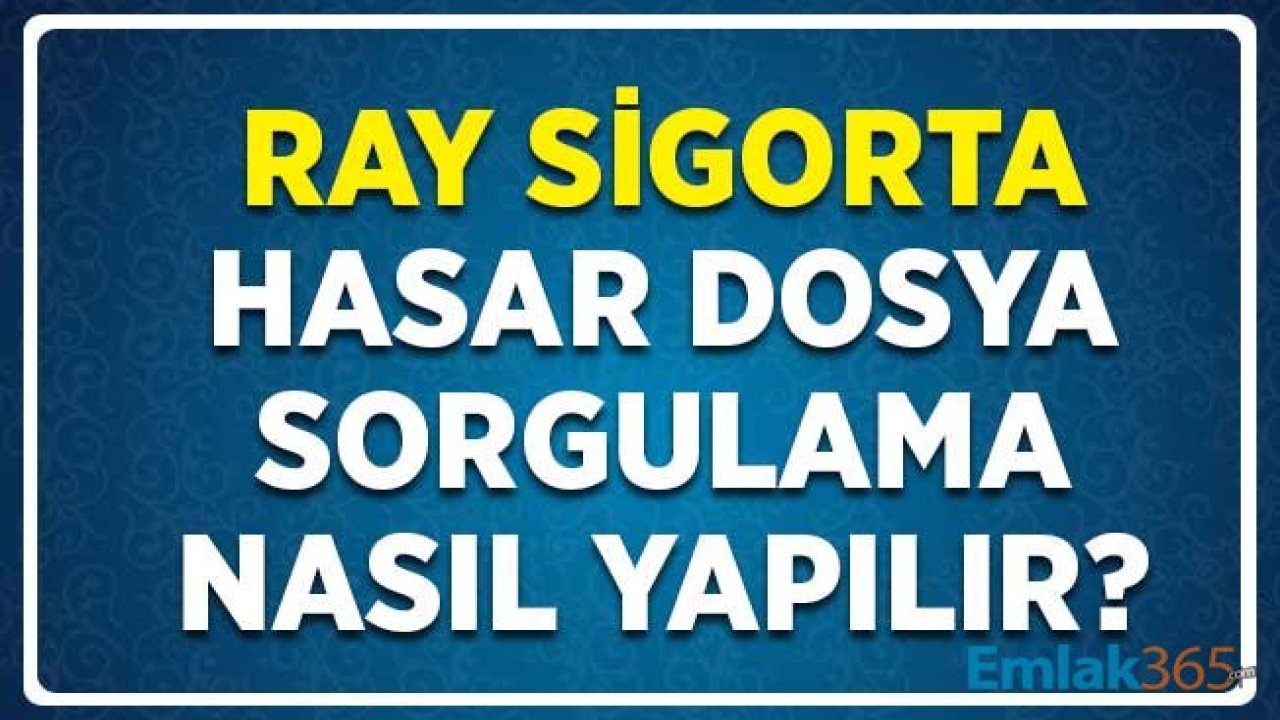 Ray Sigorta Hasar Dosya Sorgulama Nasıl Yapılır? Hasar Anında Yapılacaklar