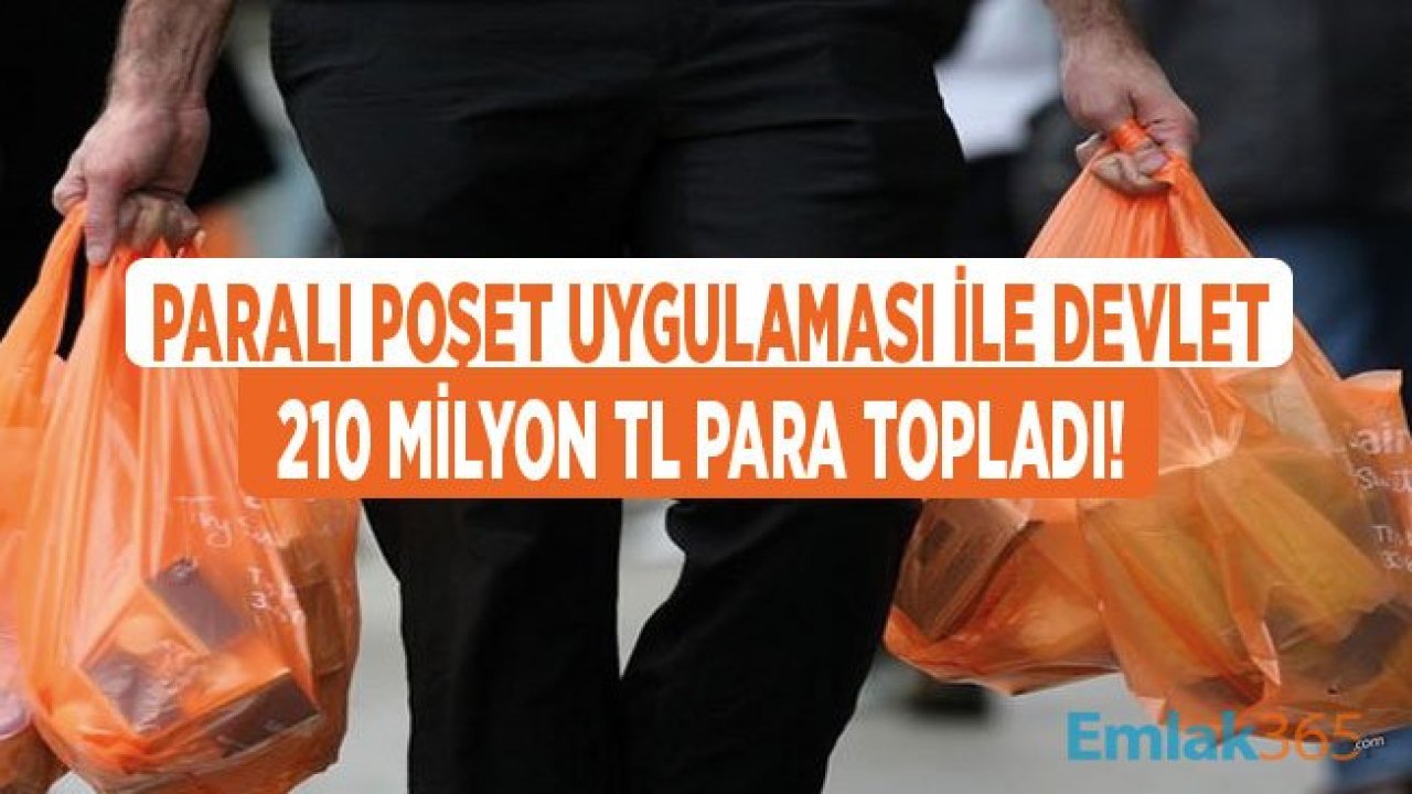 Çevre ve Şehircilik Bakanlığı Paralı Poşet Uygulaması İle 210 Milyon Lira Gelir Elde Etti!