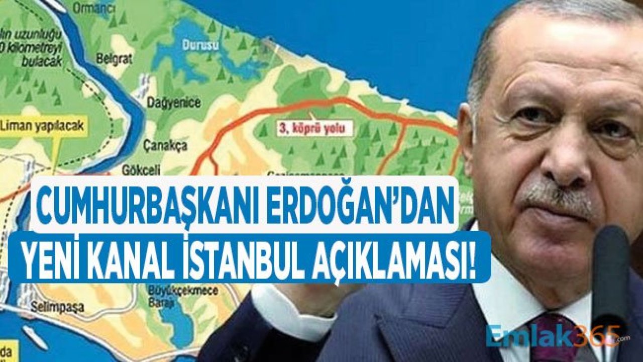 Cumhurbaşkanı Erdoğan'dan Cenevre'den Kanal İstanbul Açıklaması Geldi!