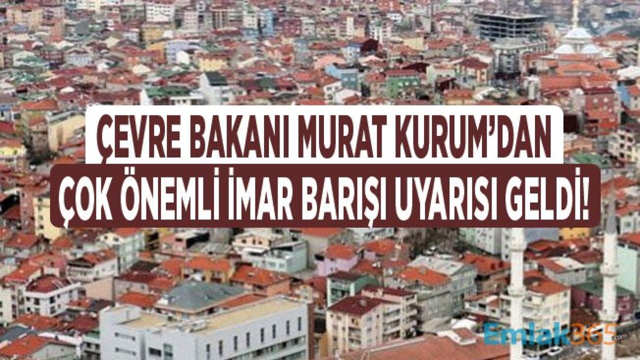 İmar Barışı Başvurusu Yapanlar İçin Yapı Kayıt Belgesi Son Ödeme Tarihi Doluyor!