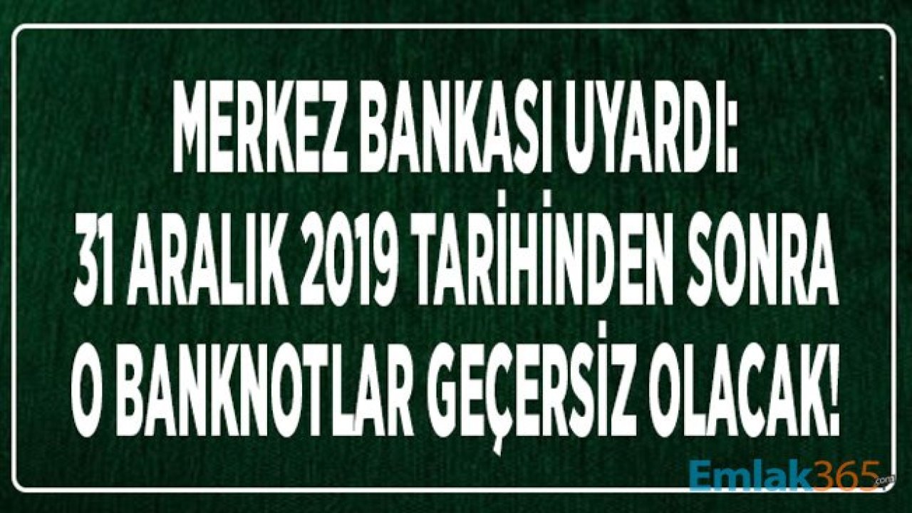 Merkez Bankası Uyardı: YTL Banknot Değişimi İçin Süre Doluyor!